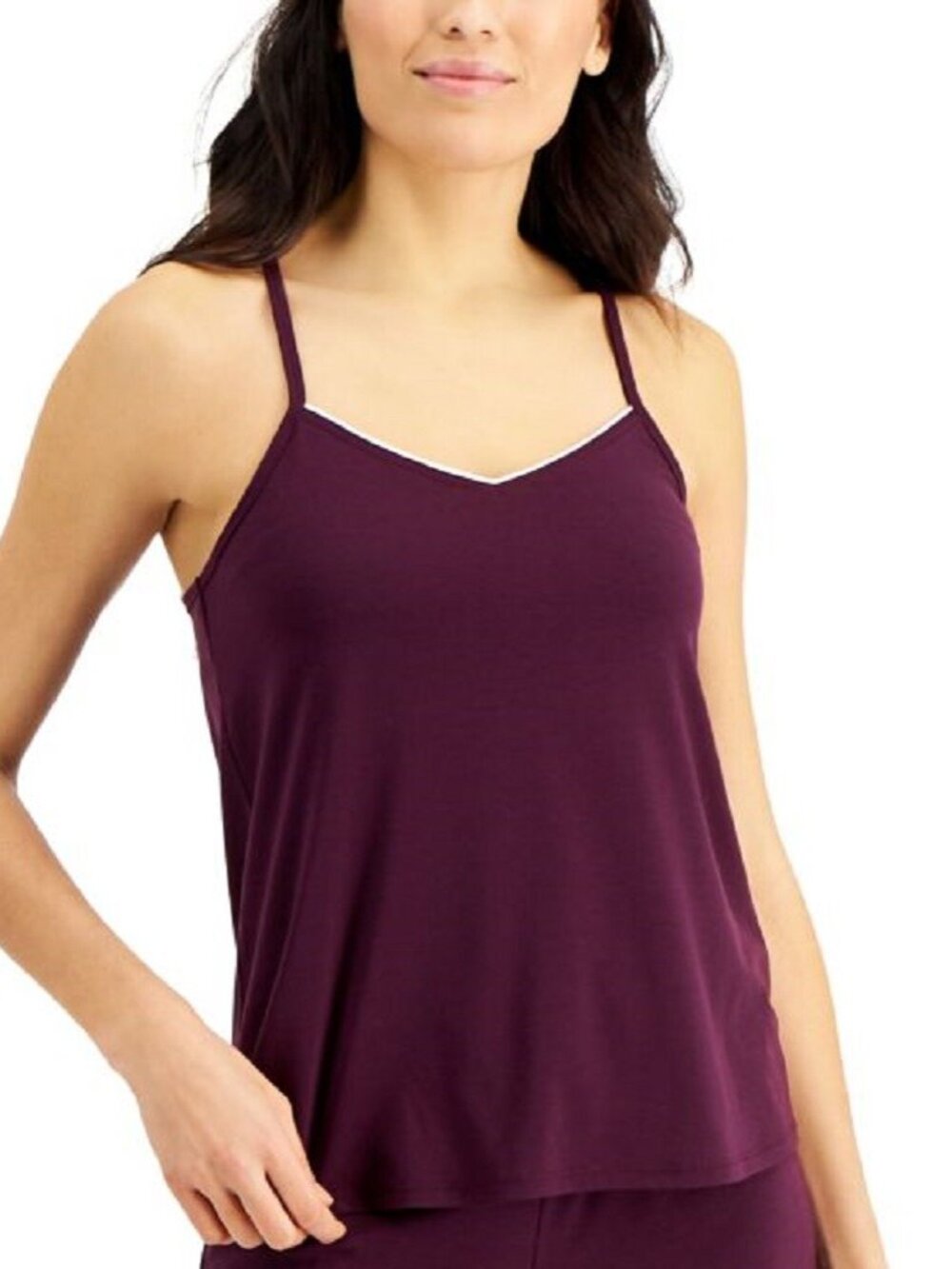 Alfani Womens Solid Tank Top